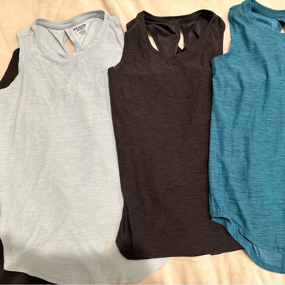 Old navy girls 10-12 active tank top BUNDLE of 4